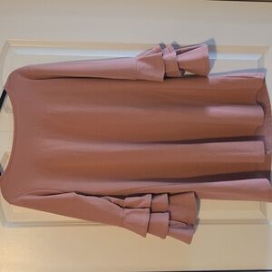 Pretty Little Things Pink Ruffle Sleeve Dress